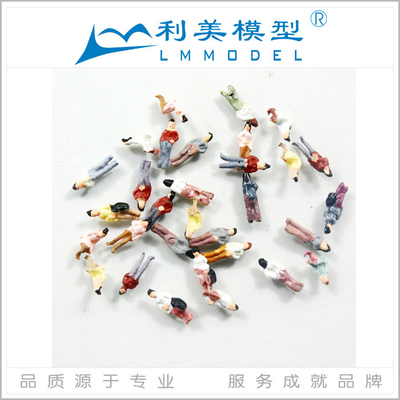 Chine Taille architecturale de l'échelle 7.0cm du plastique G d'ABS de personnes de modèle d'échelle de DIY fournisseur