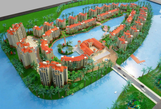 Chine Fabricant modèle architectural miniature résidentiel, beau modèle architectural de la villa 3D fournisseur
