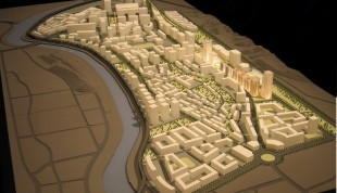 Chine Fabricant modèle architectural de programme-cadre de secteur, modèle d'échelle de planification d'état fournisseur