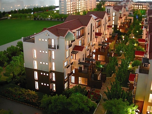 Chine Les passe-temps forme les ABS et l'acrylique de PVC modèles de construction de logements de modèles fournisseur
