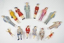 Chine mesurez les personnes architecturales de modèle d'échelle du 1h30 5.5cm, HO train/figures peintes par chemin de fer fournisseur