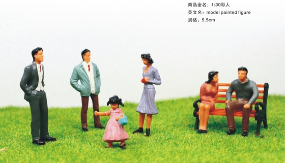 Chine Personnes architecturales extérieures de modèle d'échelle 5.5cm DIY résidentiels fournisseur