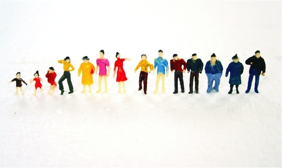 Chine Figure peinte de personnes modèle Architectural à l'échelle 1/100 Kits de 1,8 cm fournisseur