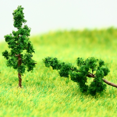 Chine D3210 Train Layout Miniature modèle arbres Avenue arbre pagode vert foncé fil 3,2 cm fournisseur