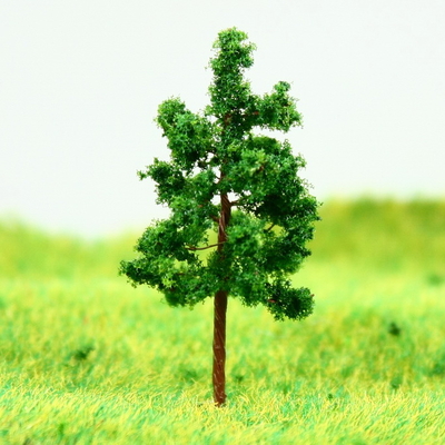 Chine D3813 Train Layout Miniature modèle arbres Avenue arbre pagode vert foncé fil 3,8 cm fournisseur