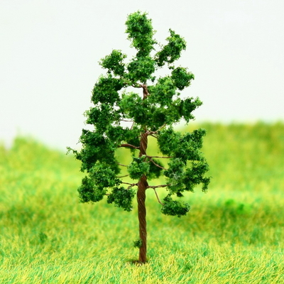 Chine D5020 Train Layout Miniature modèle arbres Avenue arbre de fil métallique vert foncé 5 cm fournisseur