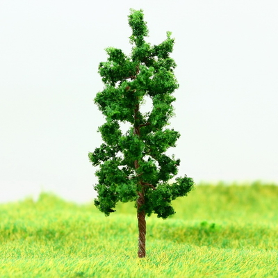 Chine D6524 Train Layout Miniature modèle arbres Avenue arbre de fil métallique vert foncé 6,5 cm fournisseur