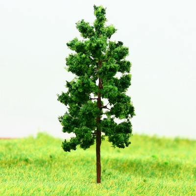Chine D7027 Train Layout Miniature modèle arbres Avenue arbre vert foncé fil métal 7 cm fournisseur