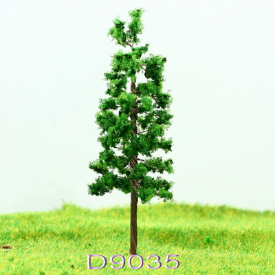 Chine D9035 Train Layout Miniature modèle arbres Avenue arbre vert foncé fil métal 9 cm fournisseur