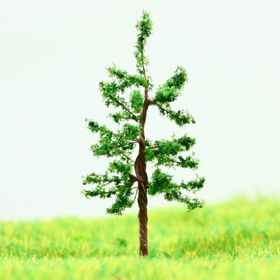 Chine Train Track Layout Miniature modèle arbres vert rue fil arbre Hoop Pine 3,8 cm fournisseur
