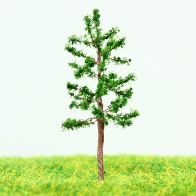 Chine Train Station Layout Miniature modèle échelle arbres Avenue vert métallique fil pin 4,3 cm fournisseur