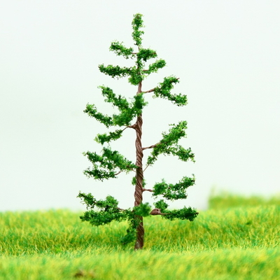 Chine Miniature échelle modèle arbres vert Avenue plantation fil pin 5 cm fournisseur