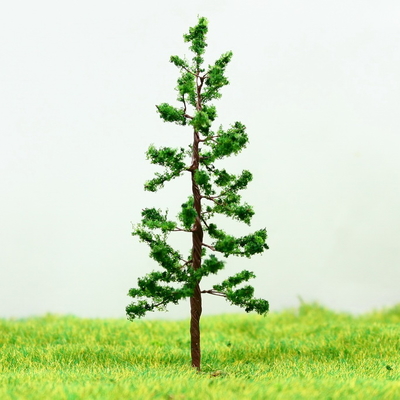 Chine Jauge n aménagement de chemin de fer Miniature modèle arbres vert Avenue fil arbre pin 6,5 cm fournisseur