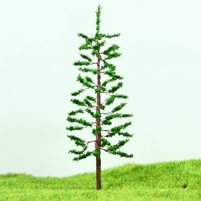 Chine HO Train Layout Miniature modèle arbres vert rue fil arbre pin 11 cm fournisseur