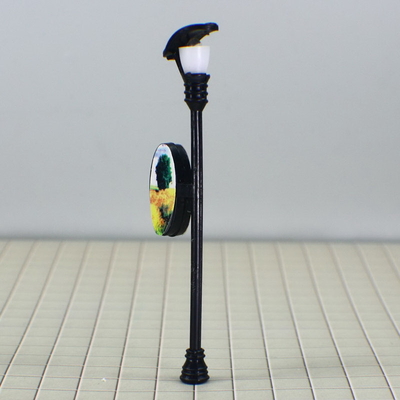 Chine N Gauge Train Layout éclairage rue modèle lampadaire 7,5 cm fournisseur