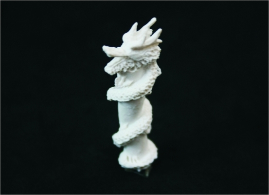 Chine A13-12 Jade blanc bureau Sculpture 3D échelle modèle chinois Dragon fournisseur