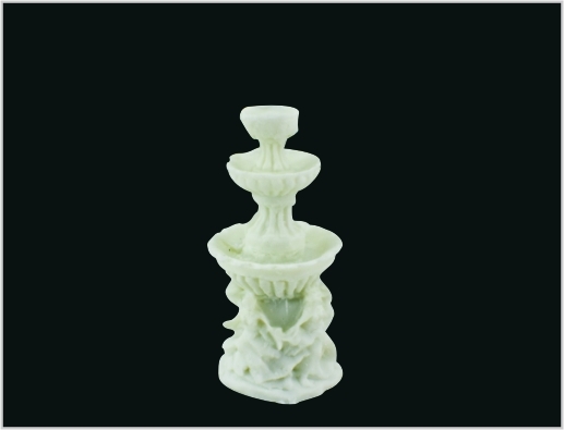 Chine MD03 PE plastique blanc Sculpture 3D échelle modèle 2 * 4 cm jardin printemps fournisseur