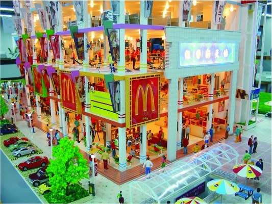 Chine OEM ville échelle architectural modèle chemin de fer décor décors fournisseur