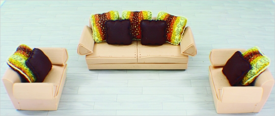 Chine SF102A 1:20 / 1:25 / 1:30 / 1:50 / 1:75 / 1/100 Custom Architectural modèle mobilier canapé fournisseur