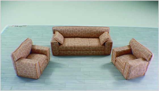 Chine SF103 1:20 / 1:25 / 1:30 / 1:50 / 1:75 / 1/100 Custom Architectural modèle mobilier canapé fournisseur