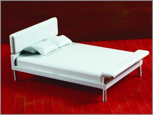 Chine OEM Thot Architectural maison modèle mobilier moderne Double Chambre 1:20 / 1:25 / 1:30 fournisseur
