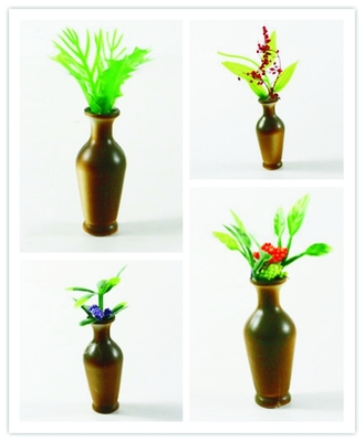 Chine PY-02 1,5 * 3.5 moderne maisons modèle Architectural mobilier Miniature fleur Vase fournisseur