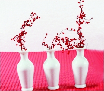 Chine PY-04 1,5 * 3.5 moderne maisons échelle architecturale modèle mobilier plastique fleur Vase fournisseur