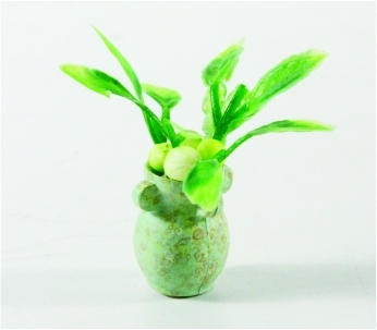 Chine PY-05 1,7 * 1,7 moderne maisons échelle architecturale meubles du modèle Vase fleur en plastique vert fournisseur