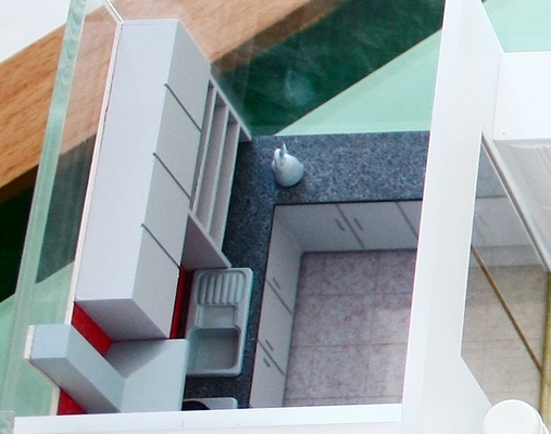 Chine Miniature bâtiment Architectural modèles maison intérieur Kichten Cabinet fournisseur