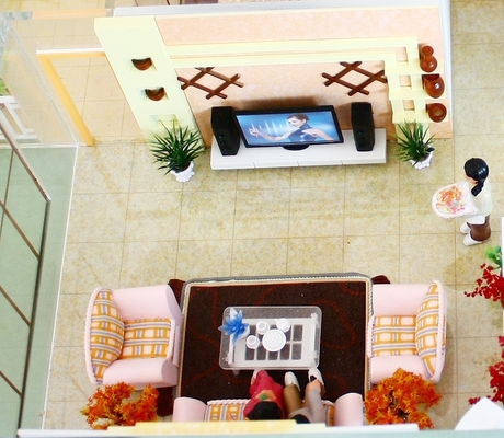 Chine Personnalisé miniatures 3D de modèles architecturaux construction maison intérieur Living Room fournisseur