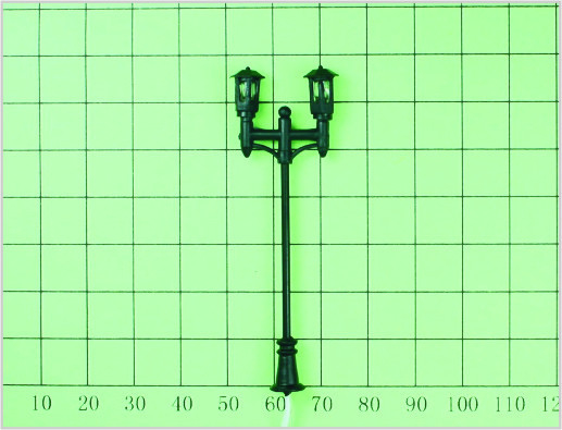 Chine T7 OEM à deux têtes lumineux rue modèle lampadaire 6.5 cm pour la mise en Train fournisseur