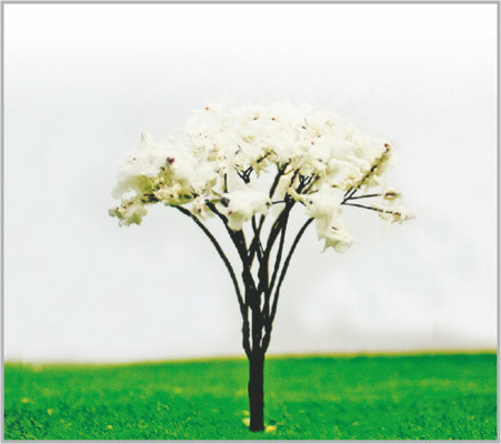 Chine HO arbres modèles miniatures jaunes faits main faits sur commande pour le paysage modèle fournisseur
