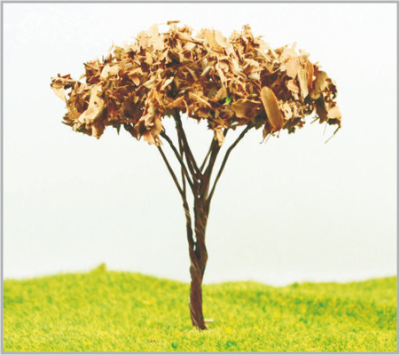Chine arbres modèles miniatures HO de modèle fait sur commande fait main de disposition de 9cm fournisseur