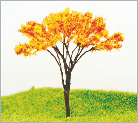 Chine arbres modèles miniatures de modèle fait sur commande fait main de disposition de 9cm pour la disposition modèle de train fournisseur