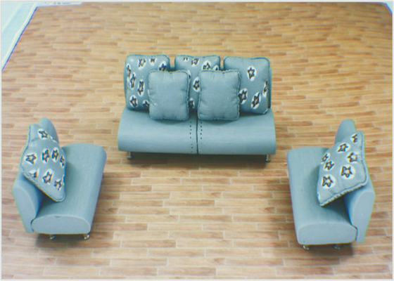 Chine Mini sofa de poterie molle avec allègrement et meubles modèles architecturaux de nature fournisseur