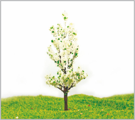 Chine arbres modèles miniatures blancs faits sur commande de 9cm pour la disposition d'urbanisme fournisseur