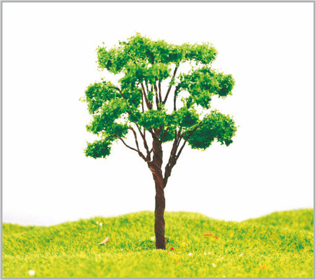 Chine arbres modèles miniatures en métal de 8cm de disposition faite main de chemin de fer fournisseur