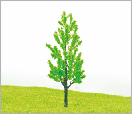 Chine arbres modèles miniatures verts faits sur commande faits main de 12cm pour la disposition de train fournisseur