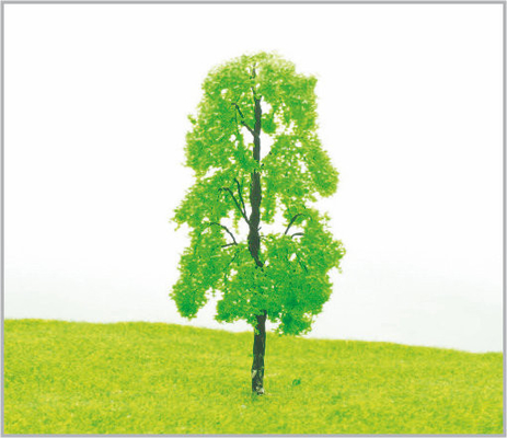 Chine arbres modèles miniatures faits sur commande en métal jaune de 12cm HO fournisseur