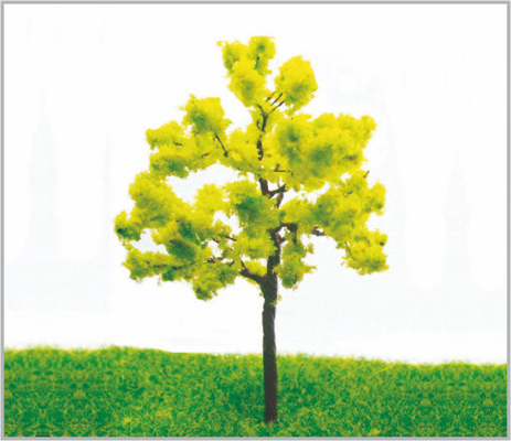 Chine arbres modèles miniatures de fer de disposition de parc de 6.5cm dans fabriqué à la main fournisseur
