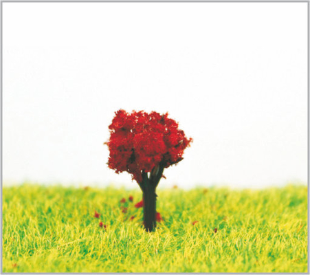 Chine arbres modèles miniatures faits sur commande faits main de vert jaune de 1.8cm pour la disposition de parc à thème fournisseur