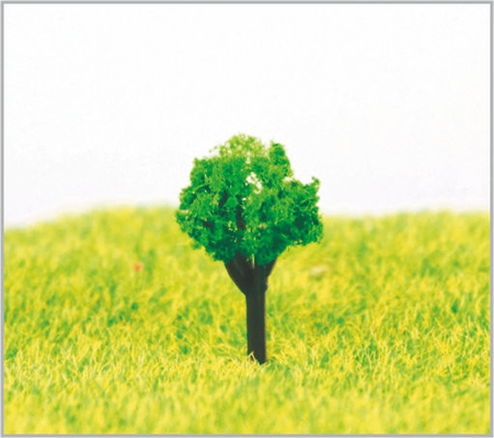 Chine arbres modèles miniatures architecturaux en plastique de 1.8cm HO dans fabriqué à la main fournisseur