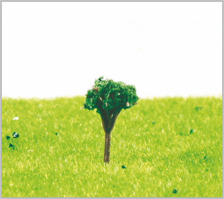 Chine arbres modèles miniatures vert-foncé faits sur commande de 1.8cm HO pour la disposition de train fournisseur