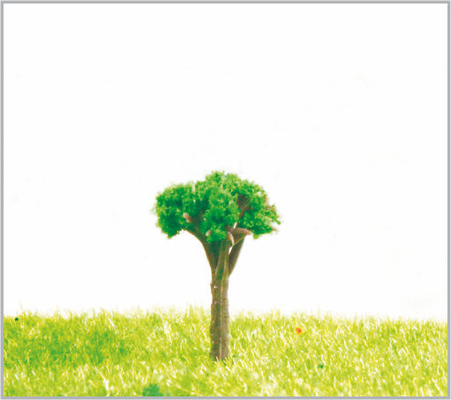 Chine arbres modèles miniatures en plastique verts de 1.8cm dans fabriqué à la main fournisseur