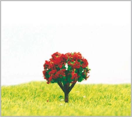 Chine arbres modèles miniatures violets faits sur commande en plastique de 2.5cm pour la disposition fournisseur