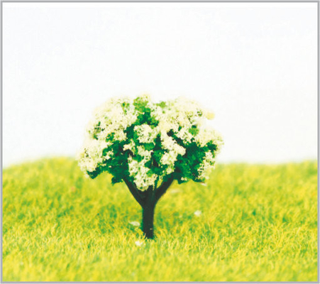 Chine arbres modèles miniatures violets faits sur commande en plastique de 2.5cm pour la disposition d'urbanisme fournisseur