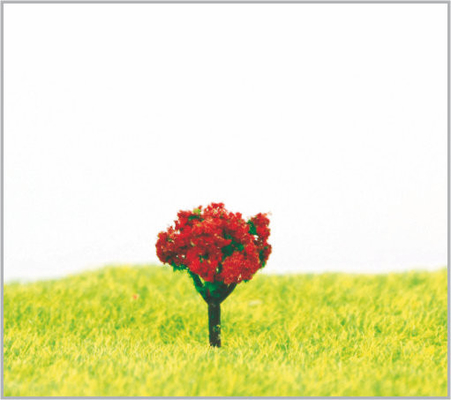 Chine arbres modèles miniatures en plastique pourpres faits sur commande de 1.8cm dans S3918 fabriqué à la main fournisseur