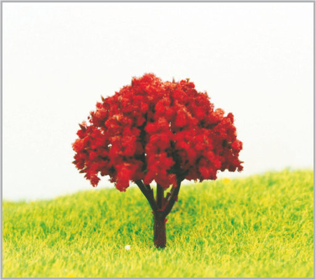 Chine Arbres modèles miniatures architecturaux en plastique faits main de la violette 4.5cm fournisseur