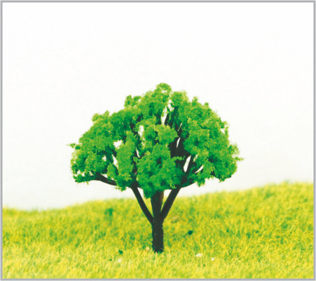 Chine Arbres modèles miniatures architecturaux du plastique 4.5cm dans fabriqué à la main avec le vert fournisseur