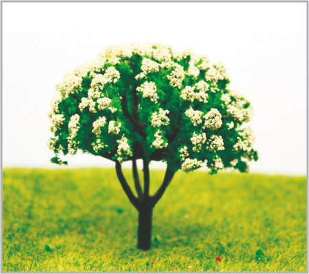 Chine arbres modèles miniatures faits sur commande blancs de 8cm dans fabriqué à la main fournisseur